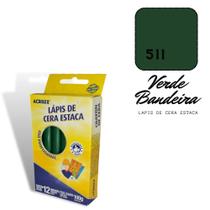 Lapis de Cera Estaca Acrilex 100g Verde Bandeira