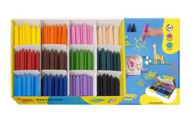 Lápis de cera Jovi Bulk Jumbo Easy Grip 300 Caryons de cera de 12 cores Lápis de cera Jovi Bulk Jumbo Easy Grip 300 Caryons de cera de 12 cores