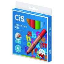 Lapis De Cera Jumbo Com 06 Cores