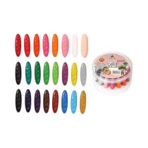 Lápis De Cera Laváveis Em Formato De Amendoim 12/24/36 Cores Ferramentas De Pintura Para Bebês Lápis