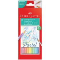 Lápis de cor 10 cores aquarelável Pastel 120210P - Faber-Castell Lápis de cor 10 cores aquarelável Pastel 120210P - Faber-Castell
