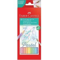Lápis De Cor 10 Cores Pastel Aquarelável - Faber Castell Lápis De Cor 10 Cores Pastel Aquarelável - Faber Castell
