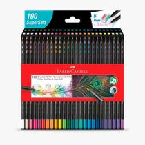 Lápis de Cor 100 Cores Ecolápis SuperSoft Faber-Castell - 7891360673163 Lápis de Cor 100 Cores Ecolápis SuperSoft Faber-Castell - 7891360673163