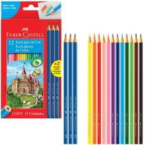 Lápis de cor 12 cores 120112+3gr Faber Castell