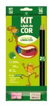 Lapis De Cor 12 Cores + 2 Lapis Hb + Apontador + Borracha Lapis De Cor 12 Cores + 2 Lapis Hb + Apontador + Borracha