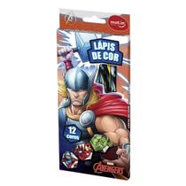 Lápis De Cor 12 Cores Avengers Vingadores Marvel - Molin