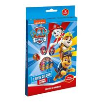 Lápis De Cor 12 Cores Big Jumbo Patrulha Canina Tris Lápis De Cor 12 Cores Big Jumbo Patrulha Canina Tris