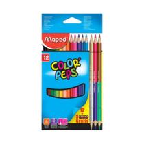 Lápis de Cor 12 Cores Color Peps + 3 Lápis Duo Maped
