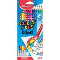 Lápis de Cor 12 Cores Color Peps Apagável Maped Lápis de Cor 12 Cores Color Peps Apagável Maped