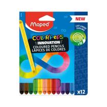 Lapis De Cor 12 Cores Color Peps Infinito Maped Lapis De Cor 12 Cores Color Peps Infinito Maped
