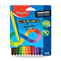 Lapis de Cor 12 Cores Color Peps Infinito Maped Lapis de Cor 12 Cores Color Peps Infinito Maped