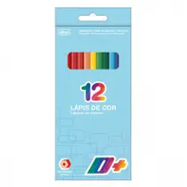 Lápis de Cor 12 Cores D+ Sextavado - Tilibra