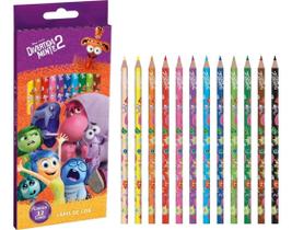 Lápis De Cor 12 Cores Divertidamente Material Escolar Color Lápis De Cor 12 Cores Divertidamente Material Escolar Color