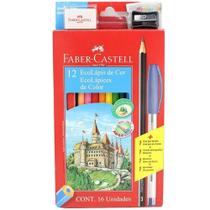 Lapis De Cor 12 Cores Ecolapis Faber Castell