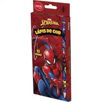 Lápis De Cor 12 Cores Homem Aranha MOLIN Modelo 1