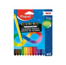 Lápis de Cor 12 Cores Infinity Color'Peps Triangular Infinito Maped