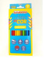 Lápis de Cor 12 Cores Jandainha Resistente Não Toxico Macio