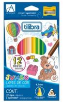 Lápis de Cor 12 Cores Jumbo Triangular Académie Tilibra