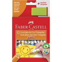 Lápis de Cor 12 Cores Jumbo Triangular Faber-castell - FABER CASTELL
