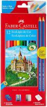Lápis De Cor 12 Cores + Kit Escolar Faber Castell