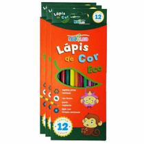 Lápis de Cor 12 Cores Leonora Eco 12 Unidades