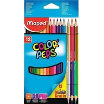 Lapis De Cor 12 Cores Mais 3 Lapis Duo Color Peps Star Maped