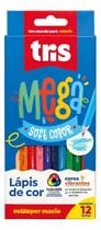 Lapis de Cor 12 Cores Mega Soft Color Tris