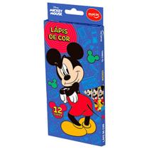 Lápis de Cor 12 Cores Mickey Mouse - Molin