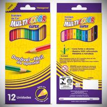 Lápis de Cor 12 Cores Multicolor