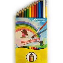 Lápis de cor 12 cores redondo aquarelavel - 52.3021 - labra