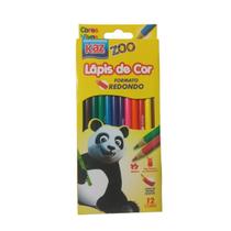 Lápis De Cor 12 Cores Redondo Kaz Zoo Volta Às Aulas Lápis De Cor 12 Cores Redondo Kaz Zoo Volta Às Aulas