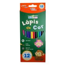 Lápis de Cor 12 Cores Sextavado Leo e Leo Leonora