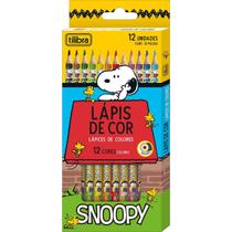 Lapis de Cor 12 Cores Sextavado Madeira Snoopy Lapis de Cor 12 Cores Sextavado Madeira Snoopy