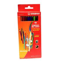 Lápis de cor 12 cores stabilo