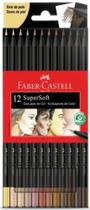 Lápis de Cor 12 Cores Tons De Pele Super Soft Faber Castell