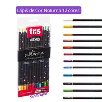 Lapis De Cor 12 Cores Tris Vibes Tons Noturna - Lápis de Cor Profissional
