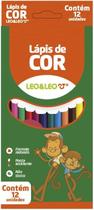 Lápis de cor 12 Cores vivas e intensas Com Apontador em cores variadas Leoeleo