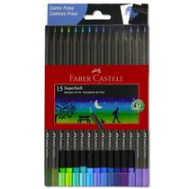 Lápis De Cor 15 Cores Supersoft Cores Frias Faber Castell