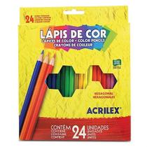 Lápis de Cor 24 Cores Acrilex Lapis de Cor 24 Cores Acrilex Lápis de Cor 24 Cores Acrilex Lapis de Cor 24 Cores Acrilex