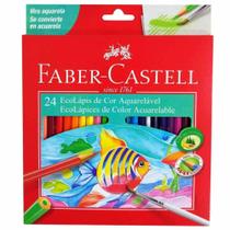 Lápis De Cor 24 Cores Aquarela Faber Castell