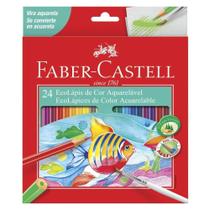 Lápis de Cor 24 Cores Aquarelavel Faber Castell Full