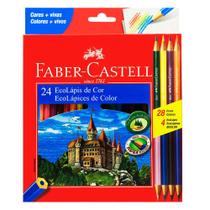 Lápis De Cor 24 Cores Bicolores - 120124/4B - Faber Castell