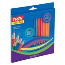 Lápis de Cor 24 Cores Color Fun Tris Summit (SKU 6096) Lápis de Cor 24 Cores Color Fun Tris Summit (SKU 6096)