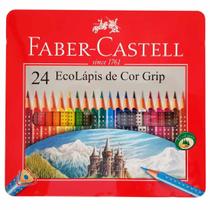 Lápis de Cor 24 Cores Grip Faber Castell