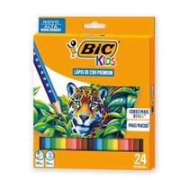 Lápis de Cor 24 Cores Kids Premium Bic