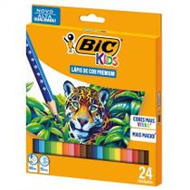 Lápis de cor 24 cores Kids Sextavado - Bic Lápis de cor 24 cores Kids Sextavado - Bic