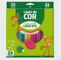 Lápis de cor 24 cores - Léo Léo