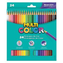 Lápis de cor 24 cores Multicolor c/6 ref 11.2400N