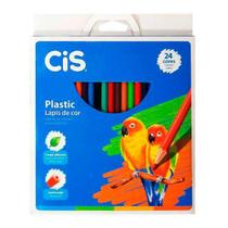 Lápis De Cor 24 Cores Plastic Cis - SERTIC