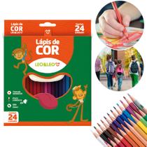 Lapis De Cor 24 Cores Sextavado Linha Sextavado Premium Lapis De Cor 24 Cores Sextavado Linha Sextavado Premium